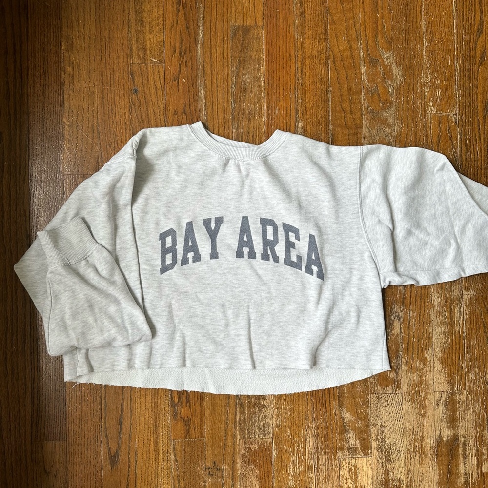 Limited edition, Bay Area, cropped sweatshirt, size s.